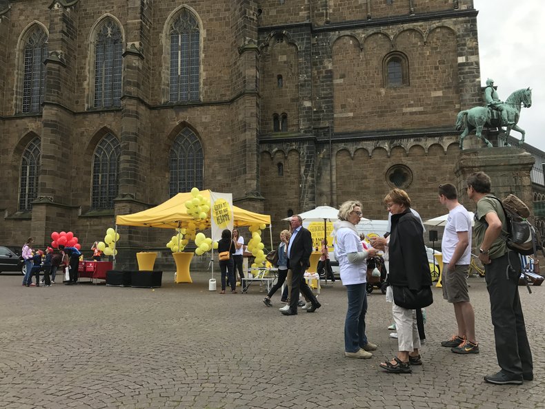 Deutschland-Tour des Deutschen Hebammenverbands in Bremen