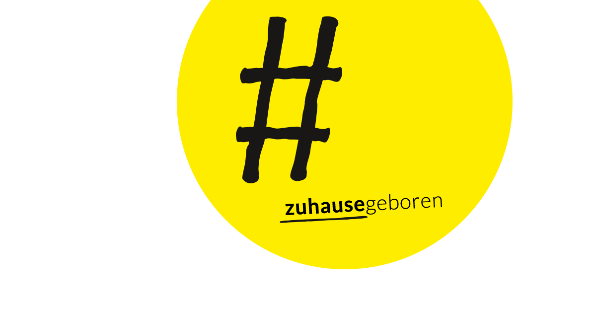 Logo "Zuhause geboren"