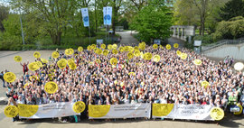 TeilnehmerInnen beim Hebammenkongress in Hamburg